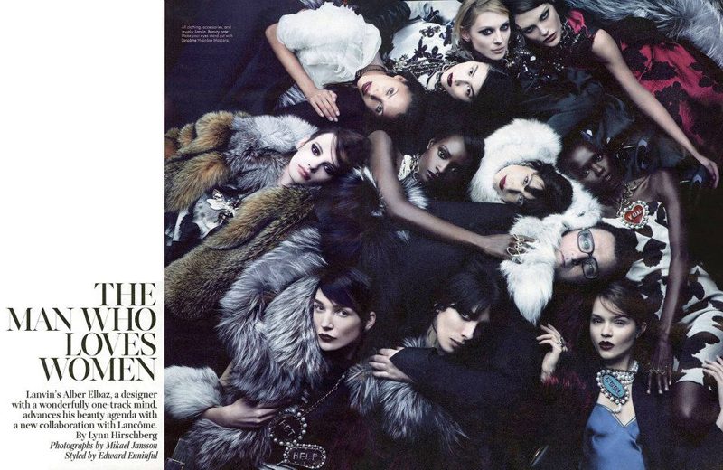 Альбер Эльбаз в W Magazine