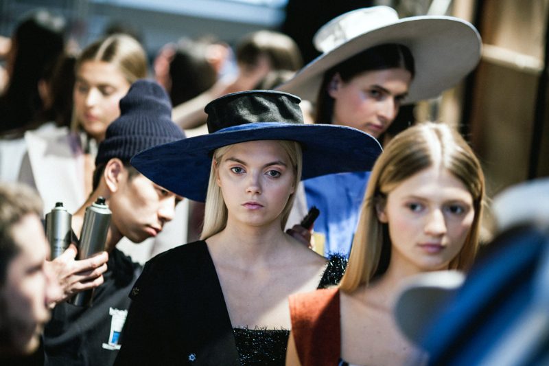 Backstage MBKFD x FS London Fashion Week show
