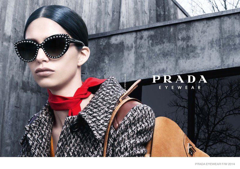 Рекламная кампания солнцезащитных очков Prada F/W 2014
