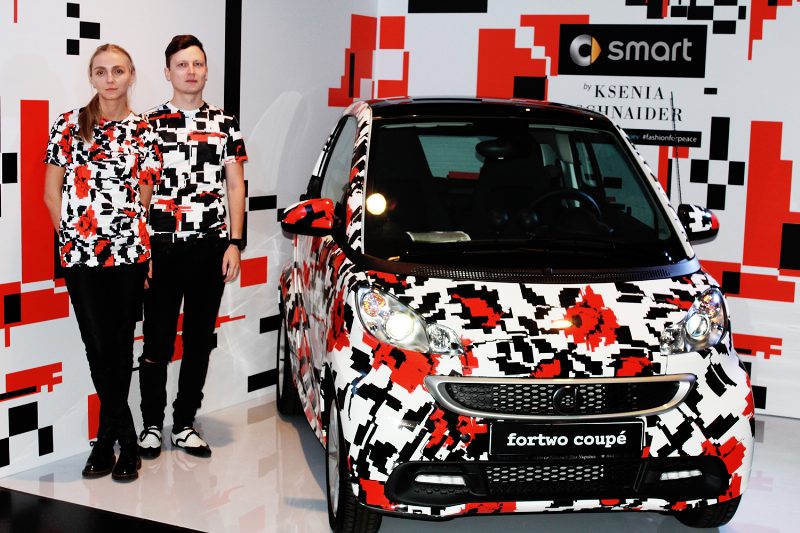 Ksenia Schnaider создала дизайн для автомобиля Smart