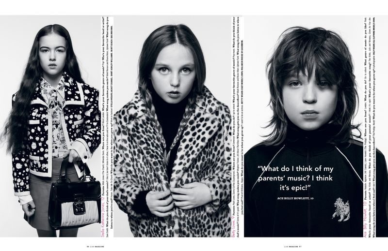 9 детей знаменитых рокеров в съемке i-D