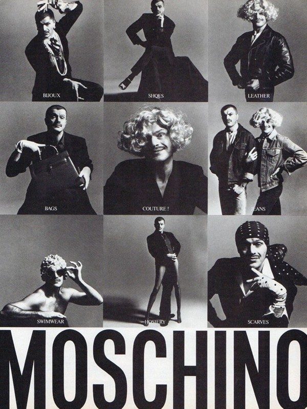 10 архивных кампаний Moschino, продающих идеи
