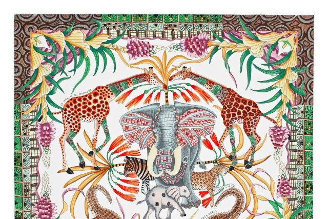 Африканские художники создали шарфы для Hermes