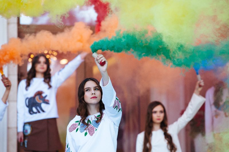 Презентация капсульной коллекции Anna K x Primachenko