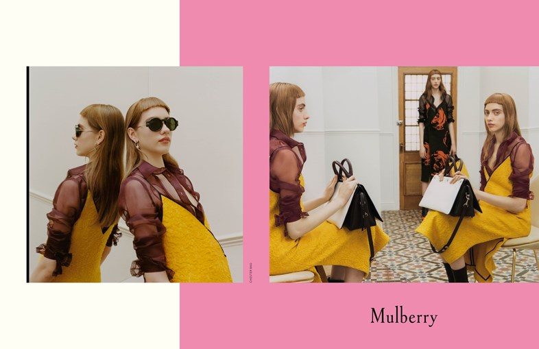 Девичьи секреты в рекламной кампании Mulberry