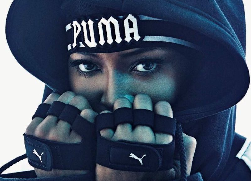 Наоми Кэмпбелл в съемке Vogue Italia