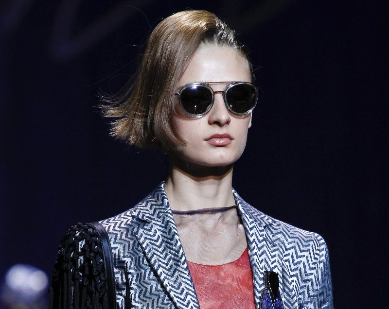 Морская глыба на показе Giorgio Armani Spring/Summer 2017