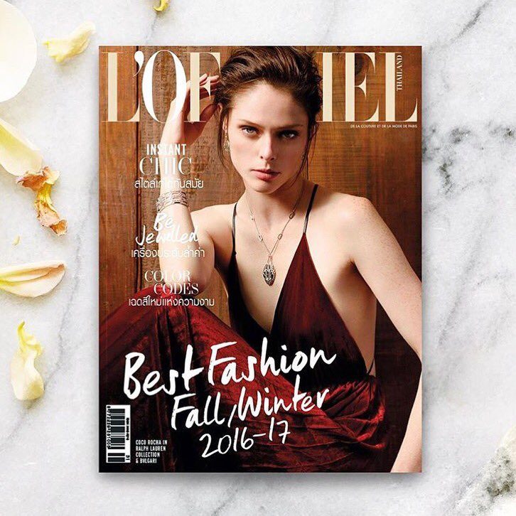 Коко Роша украсила сентябрьскую обложку L’Officiel Thailand