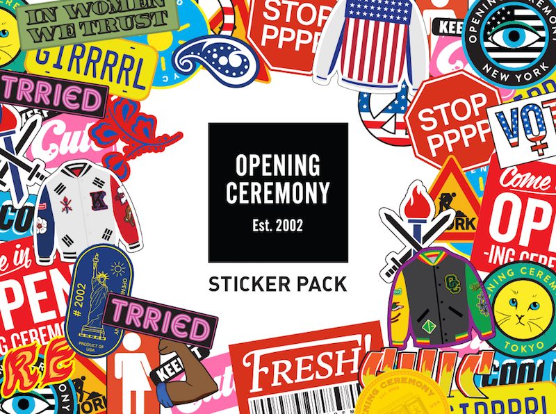 Opening Ceremony выпустили стикеры для iMessage