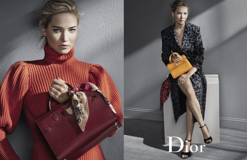 Дженнифер Лоуренс в рекламной кампании Christian Dior