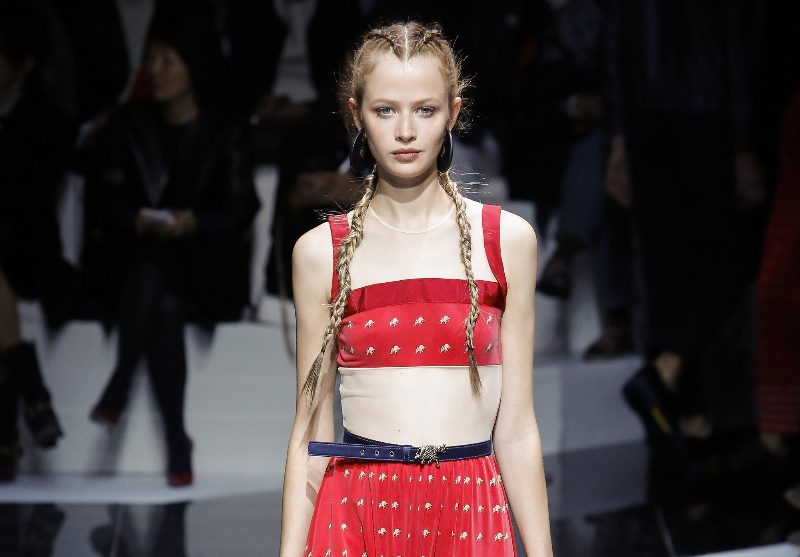 Показ Emporio Armani S/S'17 в Париже