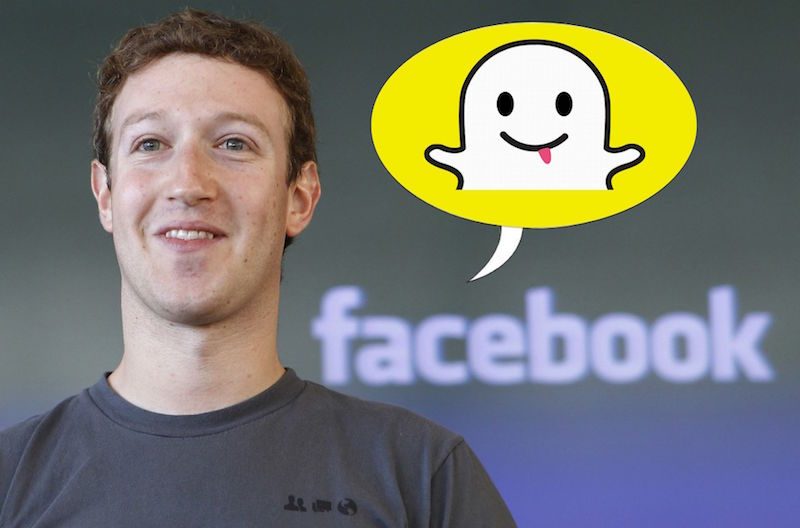 Facebook "позаимствовал" функции Snapchat