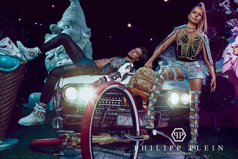 Королева дорог Ферги в рекламном кампейне Philipp Plein S/S 2017