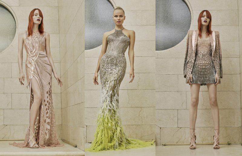 Наташа Поли и Кики Уиллемс представили наряды из коллекции Versace Haute couture Spring 2017