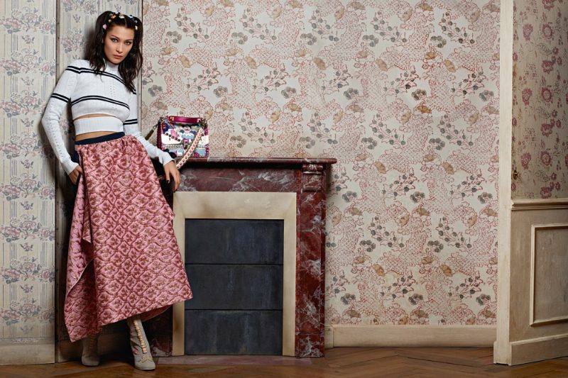 Белла Хадид стала лицом рекламной кампании Fendi