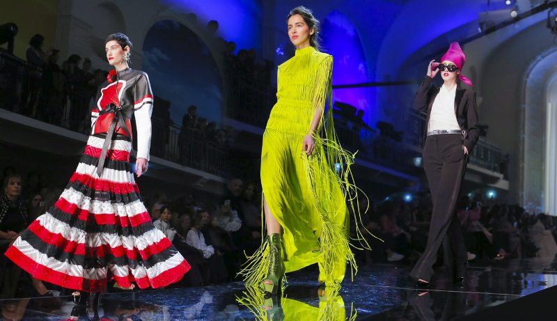 Яркие 80-е в коллекции Jean Paul Gaultier Haute Couture Spring 2017