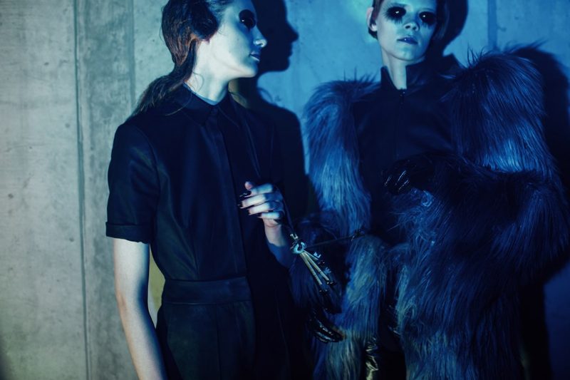 Драматические образы на показе Gareth Pugh FW 17-18