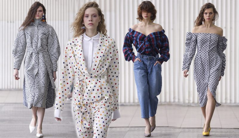 Дух 80-х на показе Anna October FW 17-18