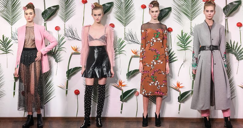 Фантазийные орхидеи в коллекции Elena Burba FW 17-18