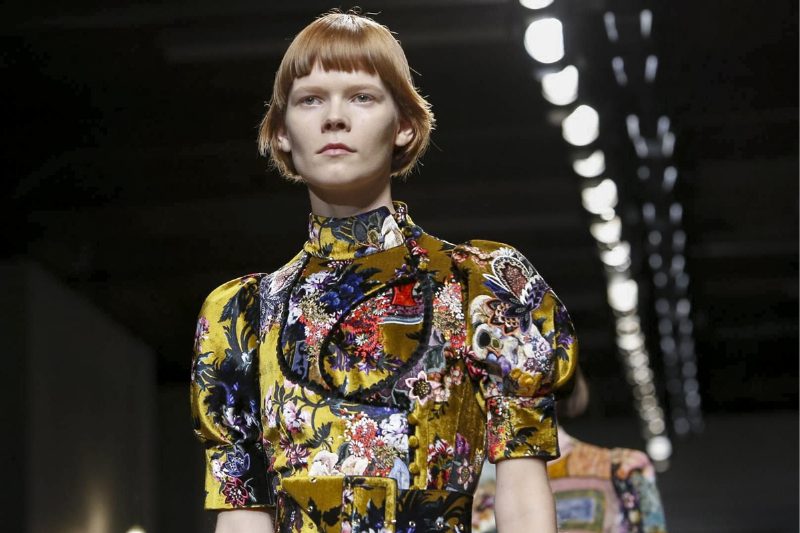 Живописные узоры в коллекции Erdem FW 17-18