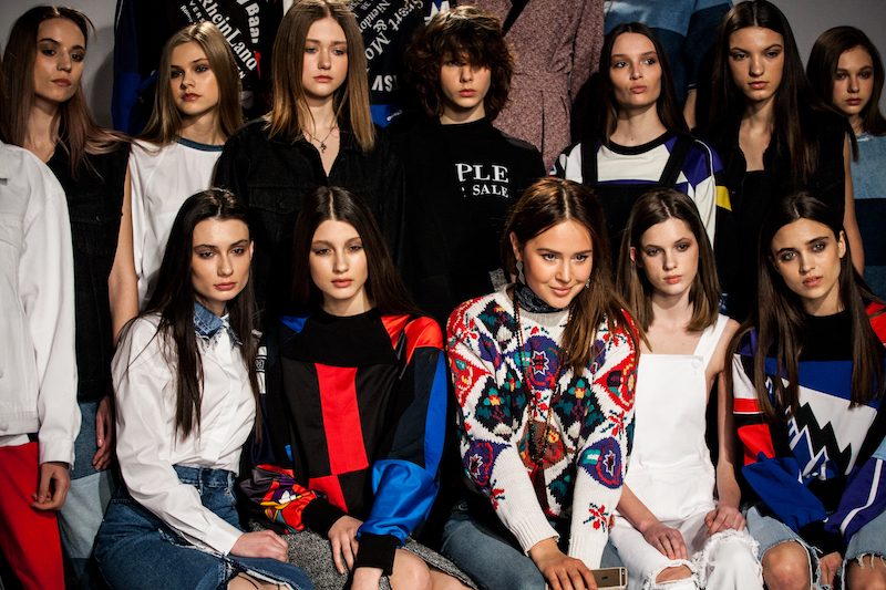 Максимальный интерактив на презентации Ksenia Schnaider FW 17-18