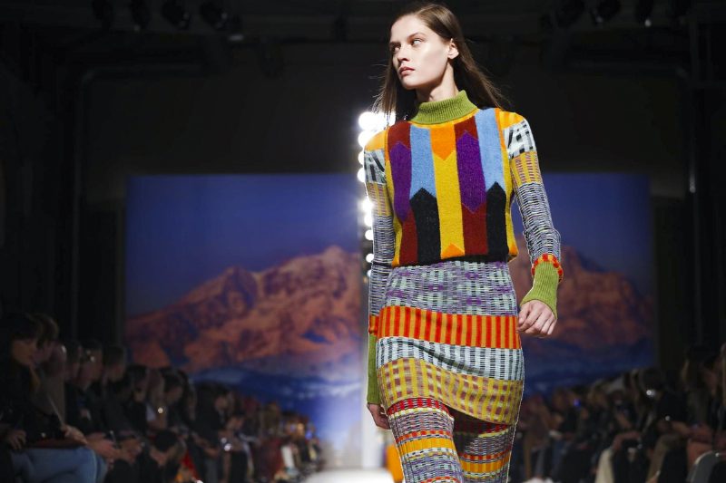 Яркий протест на показе Missoni FW 17-18