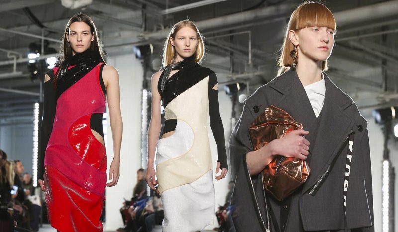 Ассиметричный крой в коллекции Proenza Schouler FW 17-18