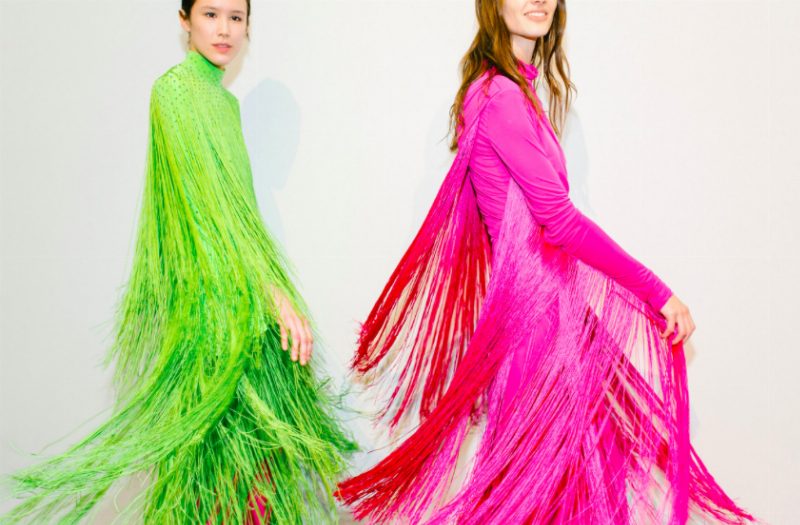 Яркая бахрома в коллекции Emilio Pucci FW 17-18