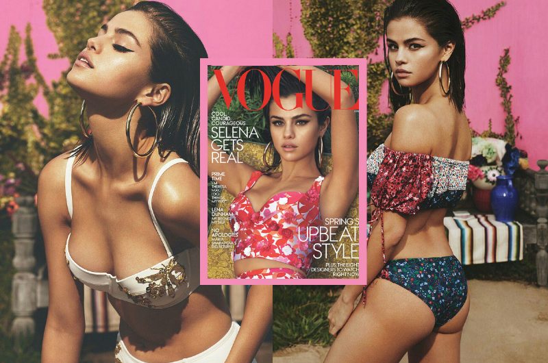 Селена Гомес впервые украсила обложку американского журнала Vogue