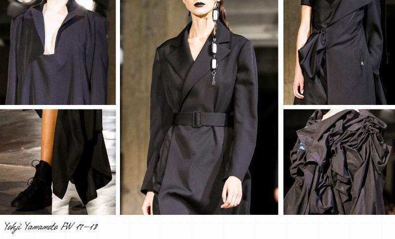 Детали показа Yohji Yamamoto FW 17-18