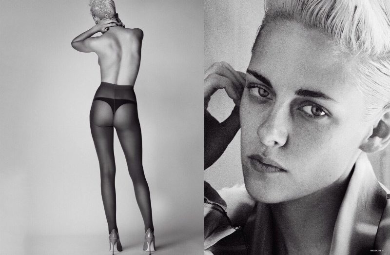 Обнаженная Кристен Стюарт в фотосъемке для V magazine