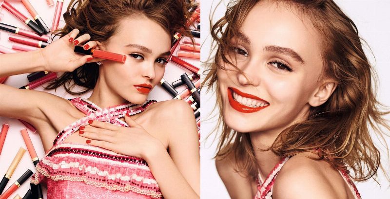 Лили-Роуз Депп стала лицом блесков Rouge Coco Gloss от Chanel