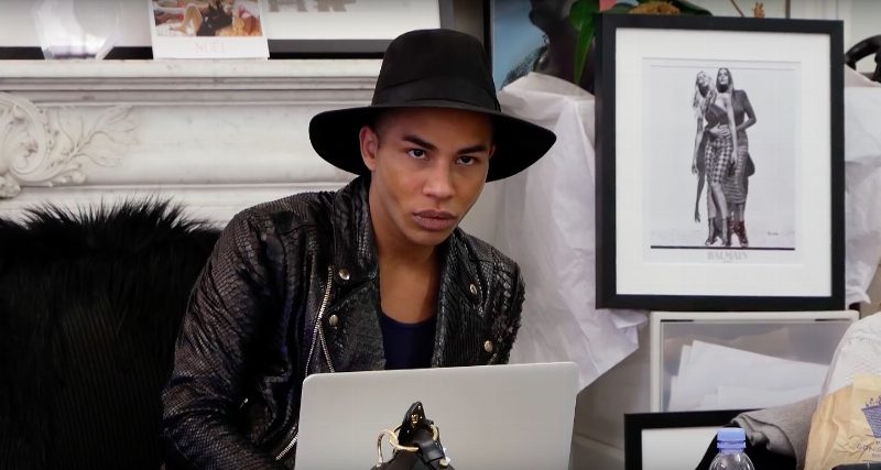 Оливье Рустен рассказал о сильных амазонках из коллекции Balmain FW 17-18