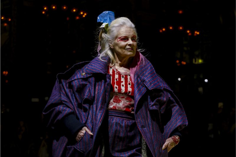 Яркие текстуры в коллекции Vivienne Westwood FW 17-18