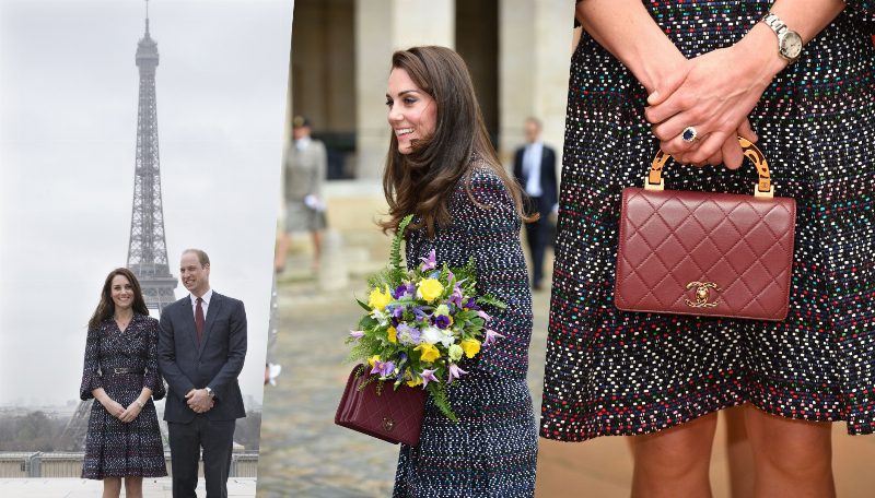 Герцогиня Кембриджская посетила Париж в наряде французского Дома CHANEL