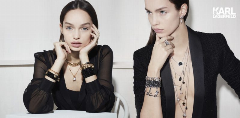 Карл Лагерфельд разработал свою первую ювелирную коллекцию для марки Swarovski