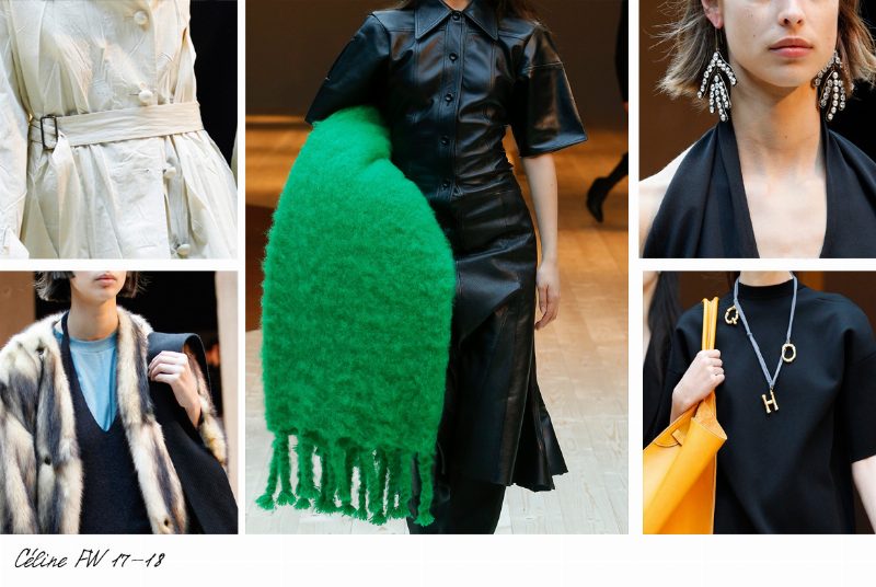 Детали показа Céline FW 17-18