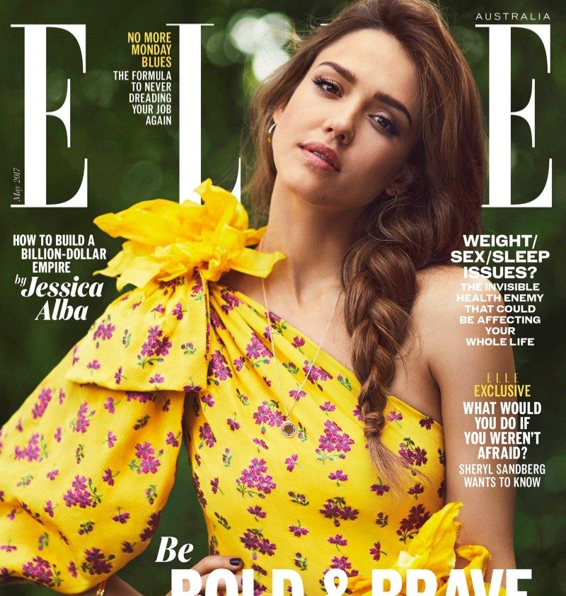 Джессика Альба на страницах журнала ELLE