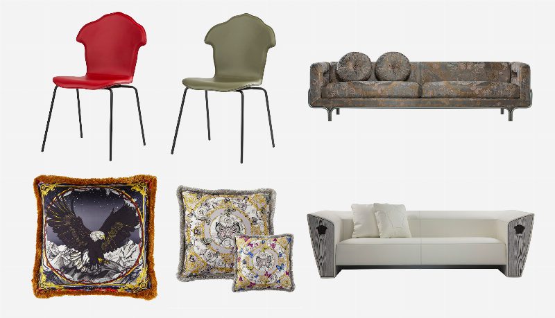 Новые предметы мебели в коллекции Versace Home