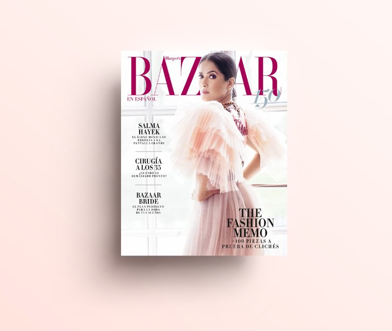 Сальма Хайек украсила апрельский выпуск журнала Harper’s Bazaar Mexico