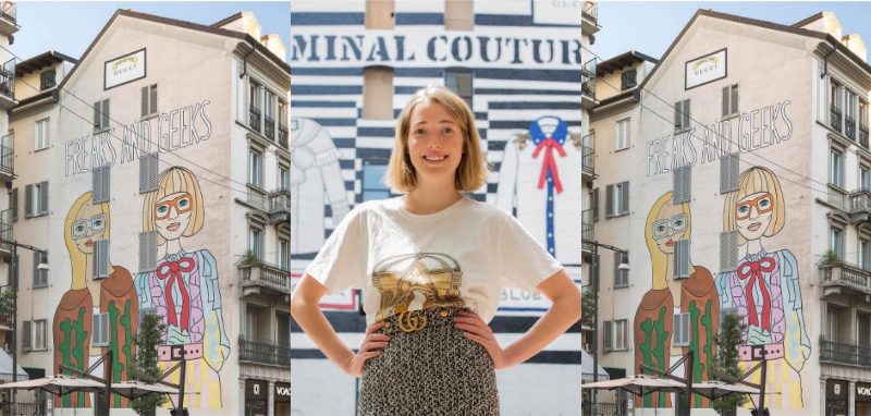 Gucci создал муралы вместо рекламной кампании