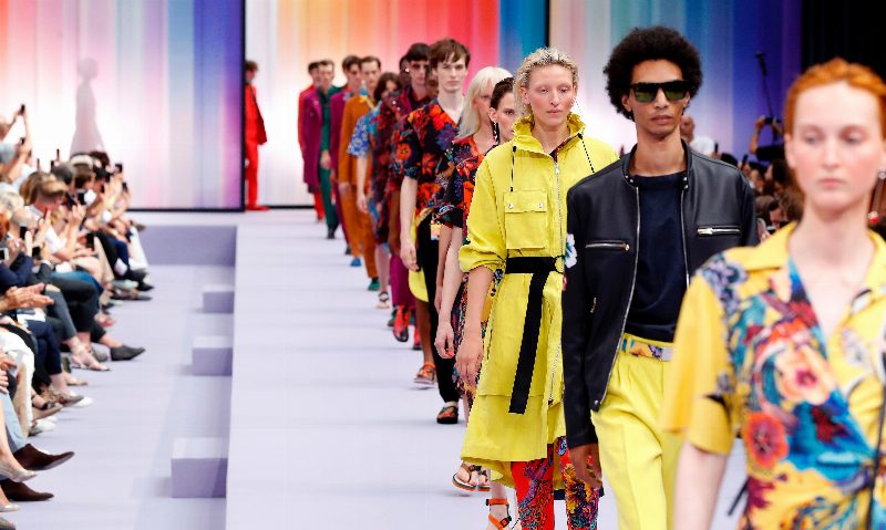 Цветотерапия в коллекции Paul Smith SS’18