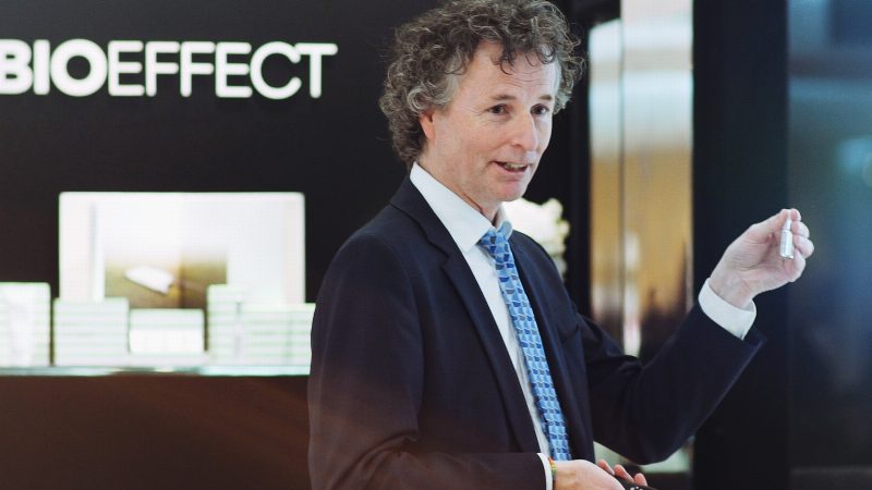 Основатель BIOEFFECT посетил презентацию бренда в Sanahunt Luxury Department Store