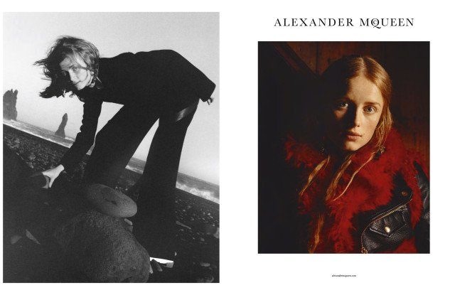 Пляжи Исландии в новой рекламной кампании Alexander McQueen AW’17