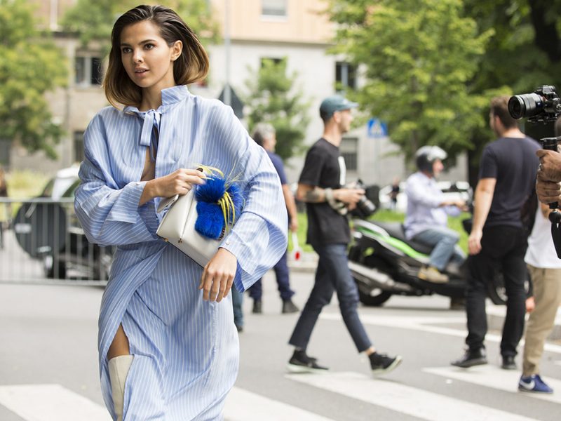 Streetstyle: знаменитости любят Jacquemus