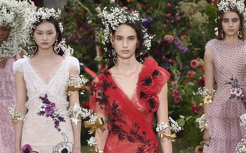 Цветочный бум в коллекции Rodarte Couture SS’2018