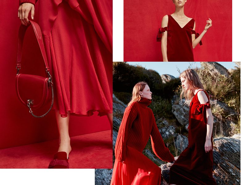Жарким пламенем: самый трендовый оттенок в осенней коллекции Massimo Dutti