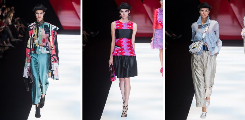 Взрыв цвета и блеска: коллекция Giorgio Armani SS'18