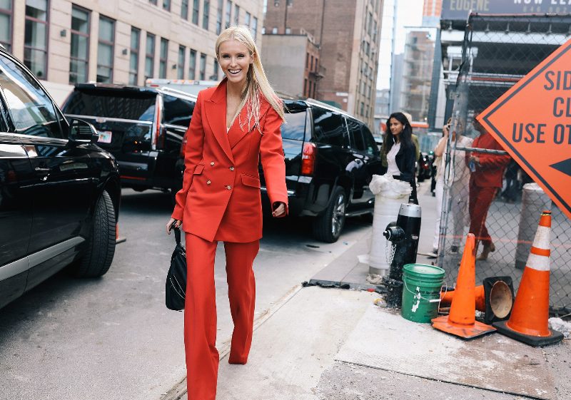Streetstyle на Неделе моды в Нью-Йорке