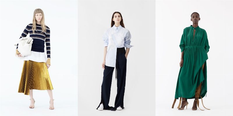 Униформа современной карьеристки в лукбуке коллекции Cédric Charlier SS'18